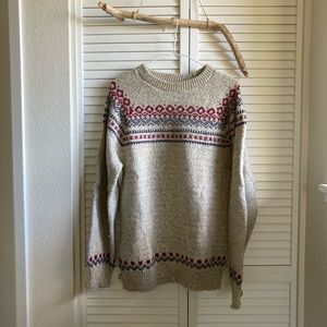 vintage wool sweater